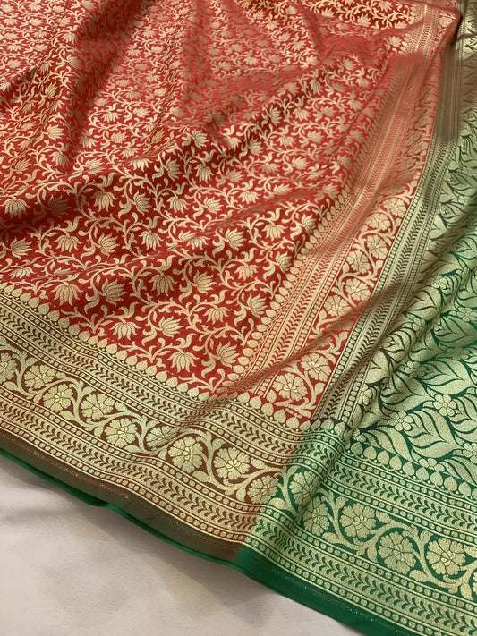 Pure Katan Silk Banarasi Saree